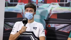 Pierre Gasly lors des derniers essais hivernaux, à Bahreïn.