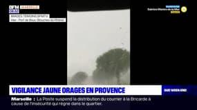 La Provence en vigilance jaune orages, d'importants épisodes de grêle ce vendredi