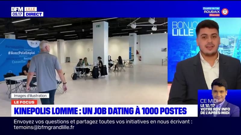 Kinepolis de Lomme: un job dating de 1000 postes