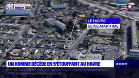 Un homme meurt en s'étouffant au Havre