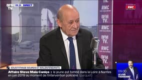 Jean-Yves le Drian face à Jean-Jacques Bourdin sur RMC et BFMTV