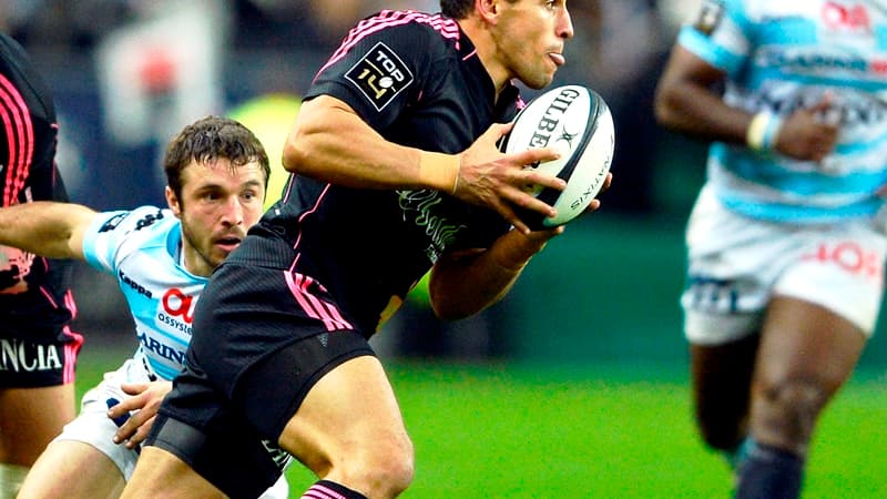 Julien Arias (Stade Français) face à Marc Andreu (Racing) Julien Arias (Stade Français) face à Marc Andreu (Racing)
