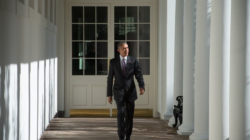 Barack Obama à la Maison Blanche, le 8 novembre