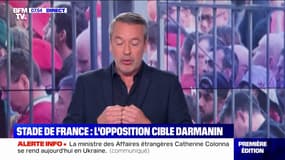 Stade de France: l'opposition cible Gérald Darmanin