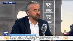 Alexis Corbière: "Quand on est Président de la République, on ne peut pas faire croire que le problème du chômage, c'est que les chômeurs ne se bougent pas assez le train pour trouver du boulot." #BourrdinDirect #RMC