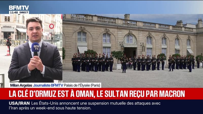 Détroit d'Ormuz: le sultan d'Oman reçu par Emmanuel Macron à l'Élysée ce lundi