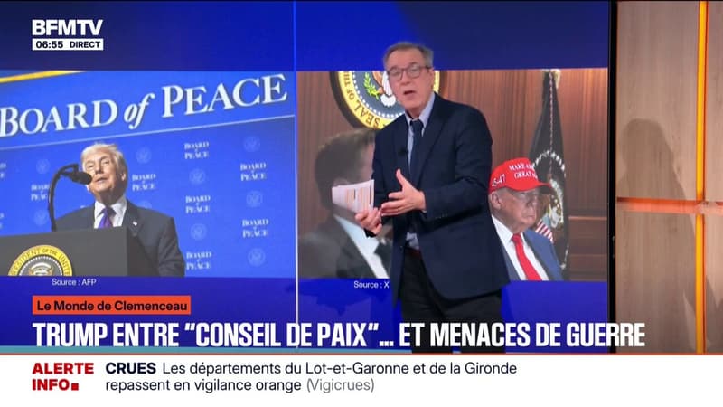 LE MONDE DE CLEMENCEAU - Gaza, Cisjordanie, Iran... Les sujets sur la table lors de la première réunion du "Conseil de paix" de Donald Trump