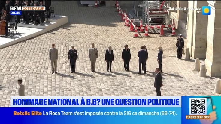 Hommage national à B;B ? La question divise la classe politique