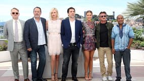 L'équipe du film The last face", de Sean Penn, pendant un photo-call  cannes, le 20 mai 2016.