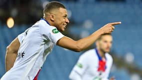 Kylian Mbappé lors de Montpellier-PSG, le 12 mai 2021.
