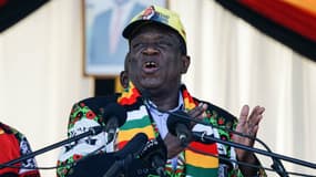Réunion électorale du président zimbabwéen Emmerson Mnangagwa, le 23 juin 2018