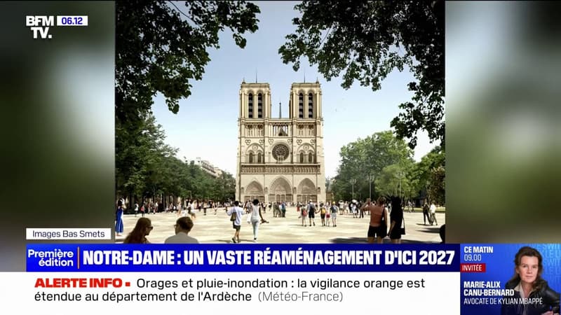 Le projet d'aménagement des abords de Notre-Dame dévoilé moins de deux mois avant la réouverture de la cathédrale