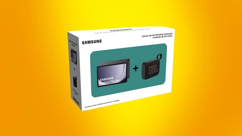 Auchan shows the Galaxy Tab A9+ and the JBL Go 4 speaker for less than 200 euros Auchan shows the Galaxy Tab A9+ and the JBL Go 4 speaker for less than 200 euros