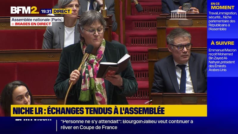 Des échanges tendus à l'Assemblée, lors de la niche parlementaire LR