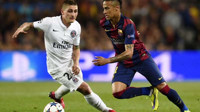 Neymar et Marco Verratti