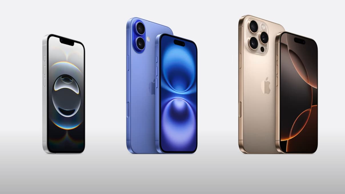 iPhone 16e iPhone 16 et iPhone 16 Pro.
