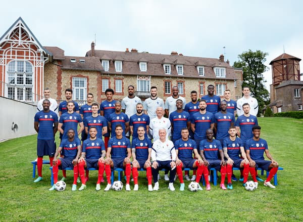 La photo officielle de l'équipe de France pour l'Euro 2020