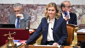 Yaël Braun-Pivet à l'Assemblée nationale le 29 octobre 2024