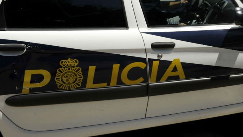 Une voiture de la police espagnole - Illustration