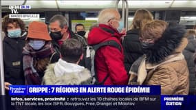 Grippe: 7 régions en alerte rouge épidémie