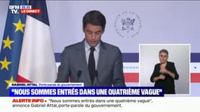 Gabriel Attal (porte-parole du gouvernement): "La vaccination limite le nombre de formes graves mais elle reste insuffisante"