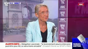 La vaccination pour tous les adultes reste une "hypothèse", rappelle Elisabeth Borne