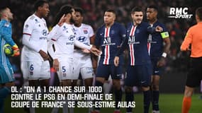 OL: "On a 1 chance sur 1000 contre le PSG en demie de Coupe" se sous-estime Aulas 