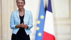 Elisabeth Borne, deuxième femme nommée au poste de Première ministre, à Matignon, Paris, le 16 mai 2022