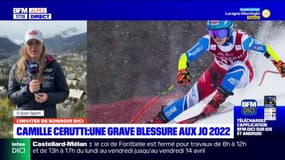 JO 2022: la skieuse alpine Camille Cerutti évoque sa grave blessure