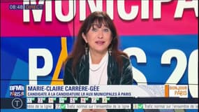 Candidate LR aux municipales à Paris, Marie-Claire Carrère-Gée plaide pour des primaires à droite
