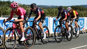 Cédrine Kerbaol devant Juliette Labous aux championnats de France, le 28 juin 2025