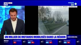Hauts-de-France: près d'un millier de motard mobilisés contre le contrôle technique