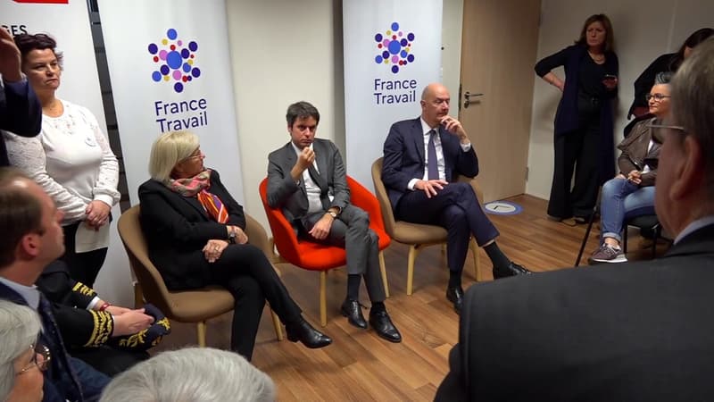 Suivez en direct le déplacement de Gabriel Attal à l'agence France Travail d'Épinal