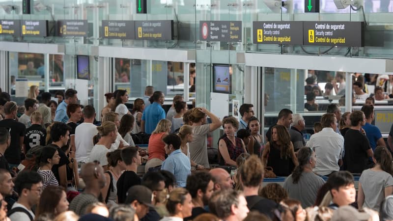 Une grève des agents de sécurité avait déjà touché l'aéroport de Barcelone en 2017 (Photo d'illustration)