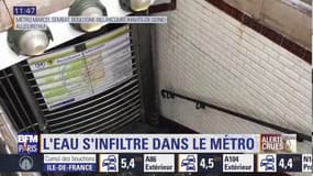 L'eau s'infiltre dans le métro, des opérations de pompage mises en place sur la ligne 9