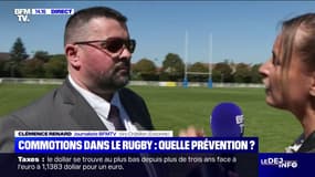 Commotions dans le rugby: "Les règles de plaquage sont plus encadrées au niveau amateur", rassure Dimitri Armand, président du club de Viry-Châtillon