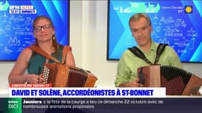 Saint-Bonnet-en-Champsaur: David et Solène sont accordéonistes dans un groupe folklorique