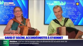 Saint-Bonnet-en-Champsaur: David et Solène sont accordéonistes dans un groupe folklorique