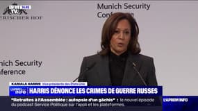 Kamala Harris dénonce les "crimes contre l'humanité" commis par la Russie en Ukraine