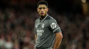 Jude Bellingham lors du match Arsenal-Real Madrid (3-0, Ligue des champions), le 8 avril 2025