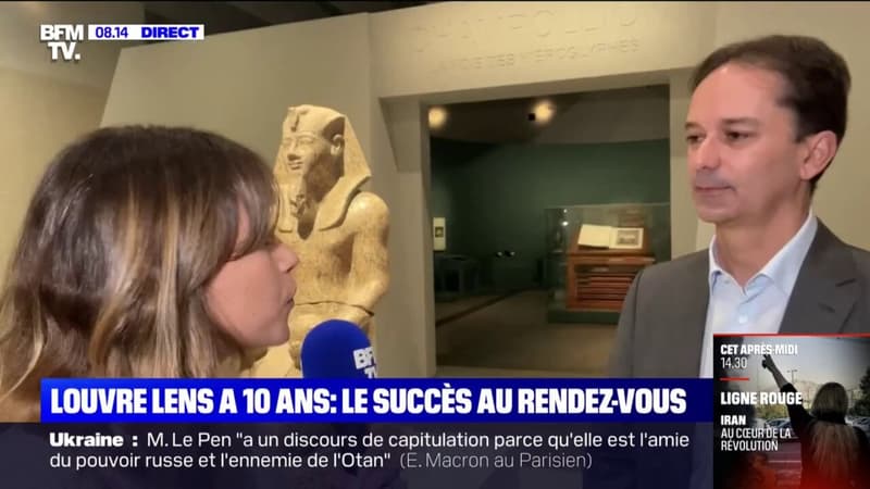 À l'occasion des 10 ans du musée du Louvre-Lens, le maire se félicite d'une "nouvelle visibilité" pour sa ville