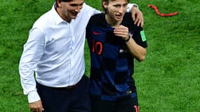 Zlatko Dalic et Luka Modric
