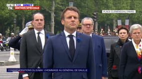 Commémorations du 8-Mai: l'hommage au général de Gaulle 