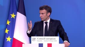 Emmanuel Macron: l'Allemagne "ne remet pas en cause l'objectif européen à 2035 d'avoir des véhicules sans émissions de CO2"