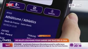 La tendance des billets souvenirs pour garder une trace des JO 2024