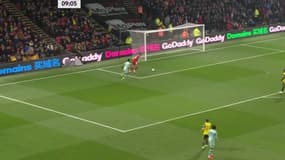 Aubameyang contre le gardien 