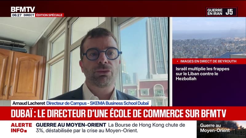 Guerre au Moyen-Orient: le directeur d'une école de commerce à Dubaï se veut rassurant sur la situation dans la ville