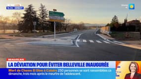 Beaujolais : la déviation pour éviter Belleville inaugurée