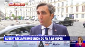 Julien Aubert (député LR battu): "Je comprendrais beaucoup plus un gouvernement d'union nationale, du RN à l'extrême gauche"
