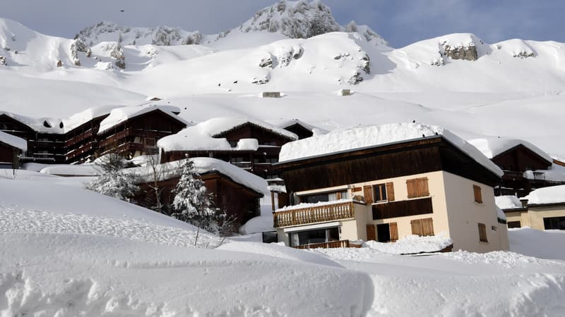 Chalets à Tignes. 